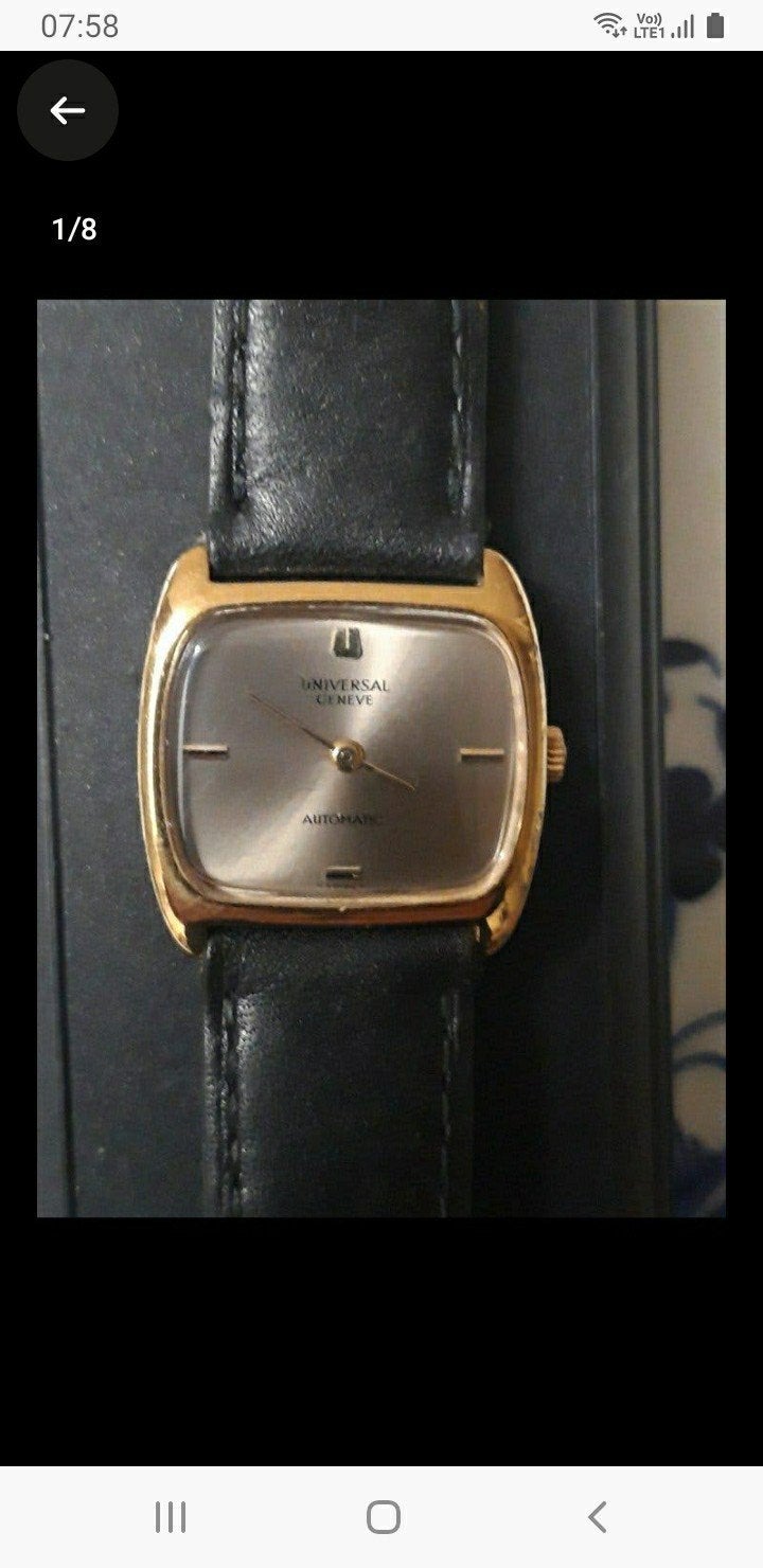 Montre Universal Geneve automatic, Enlèvement ou Envoi, Autres matériaux, Montre-bracelet, Avec bracelet