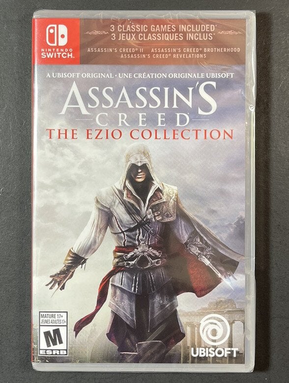 Assadsin’s Creed - The Ezio Collection Nintendo, Enlèvement ou Envoi, 1 joueur, Comme neuf, À partir de 18 ans