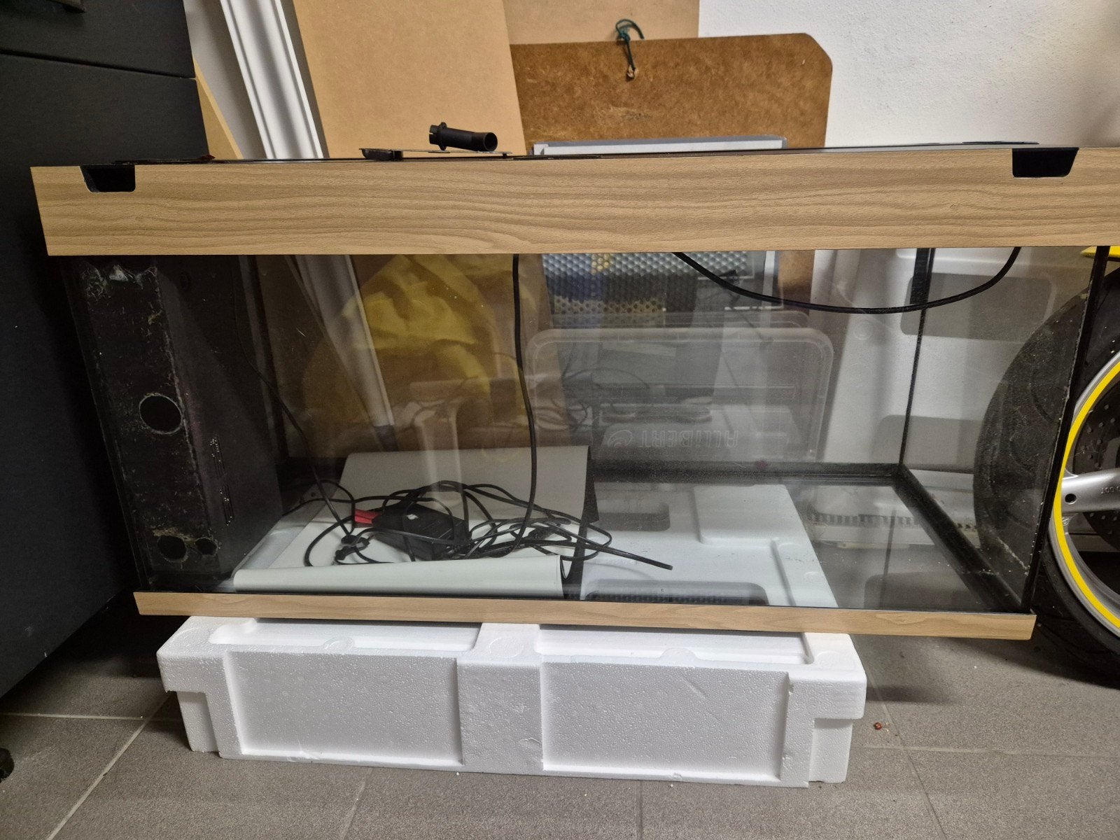 juwel 180, Dieren en Toebehoren, Ophalen, Gebruikt, Leeg aquarium, Inclusief deksel