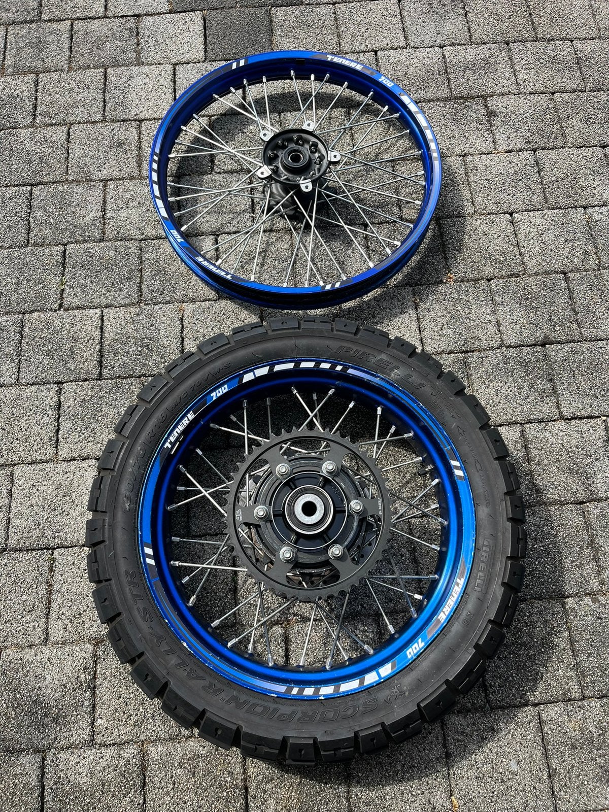 Wielset voor de tenere 700, Ophalen of Verzenden, Gebruikt