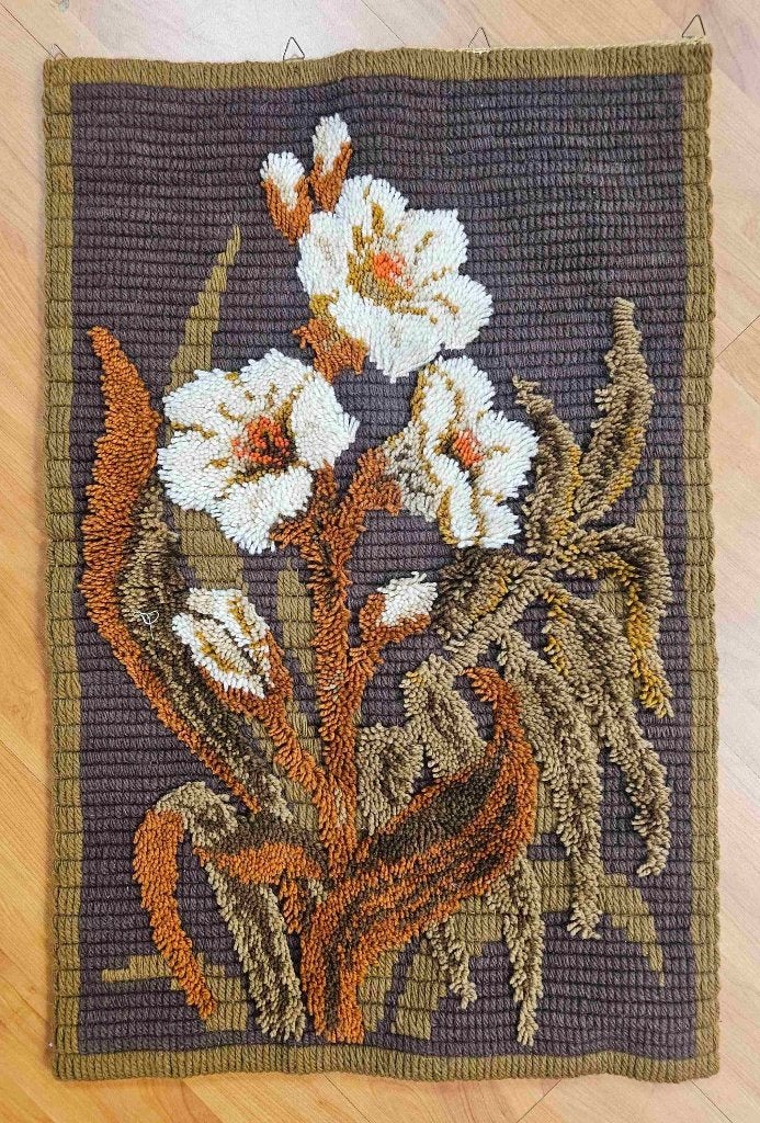 Wandkleed 75/50 cm, Gebruikt, Vintage, Wandkleed, Ophalen of Verzenden