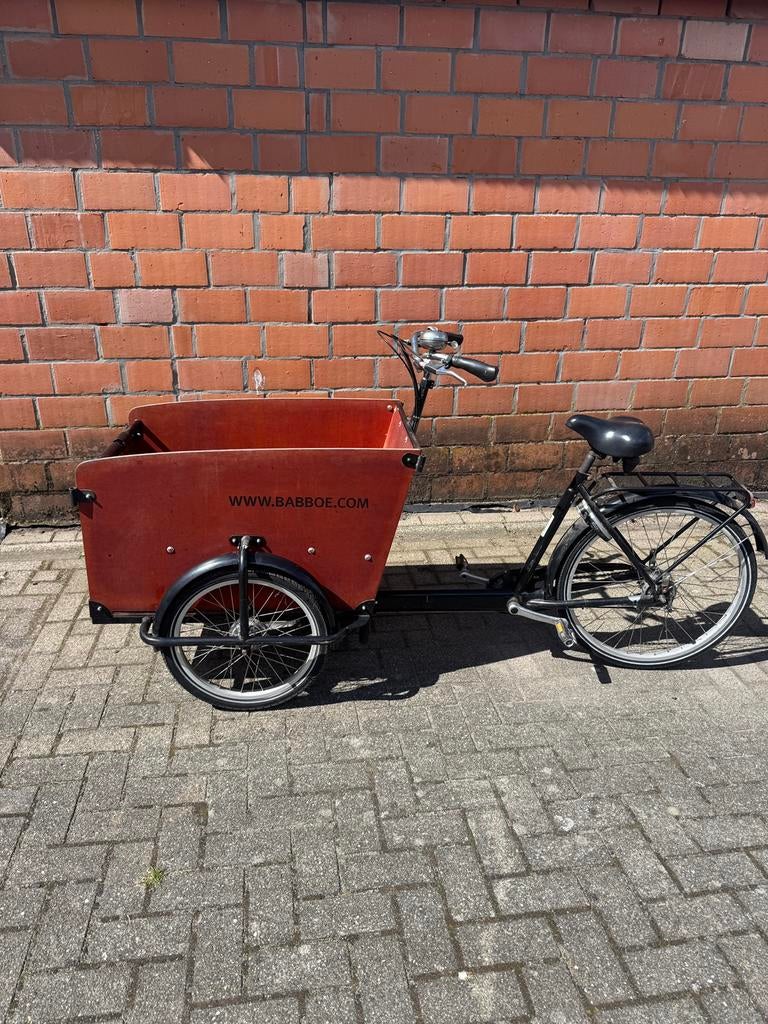 Babboe bakfiets, Fietsen en Brommers, Ophalen, Zo goed als nieuw