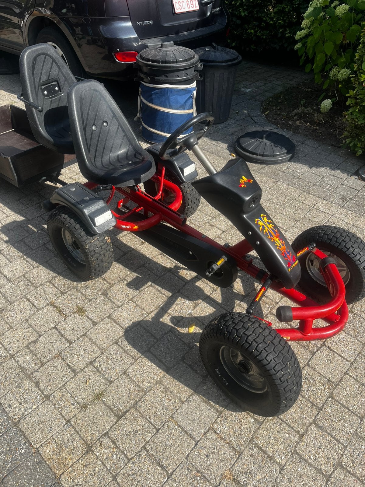 Mammoet gokart, Kinderen en Baby's, Speelgoed | Buiten | Skelters, Zo goed als nieuw, Mammoet, Ophalen