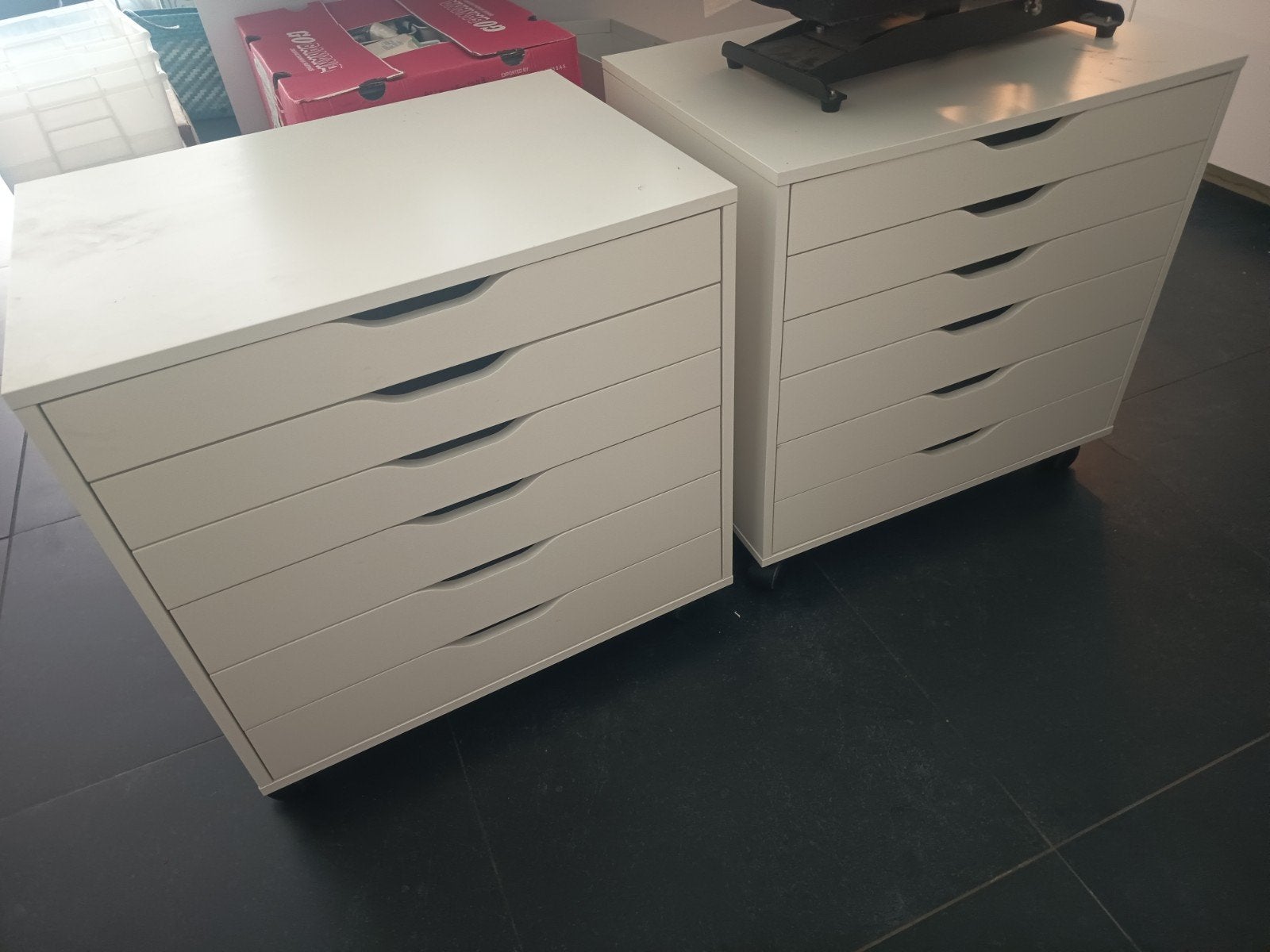 Ikea Alex ladeblokken, Ophalen