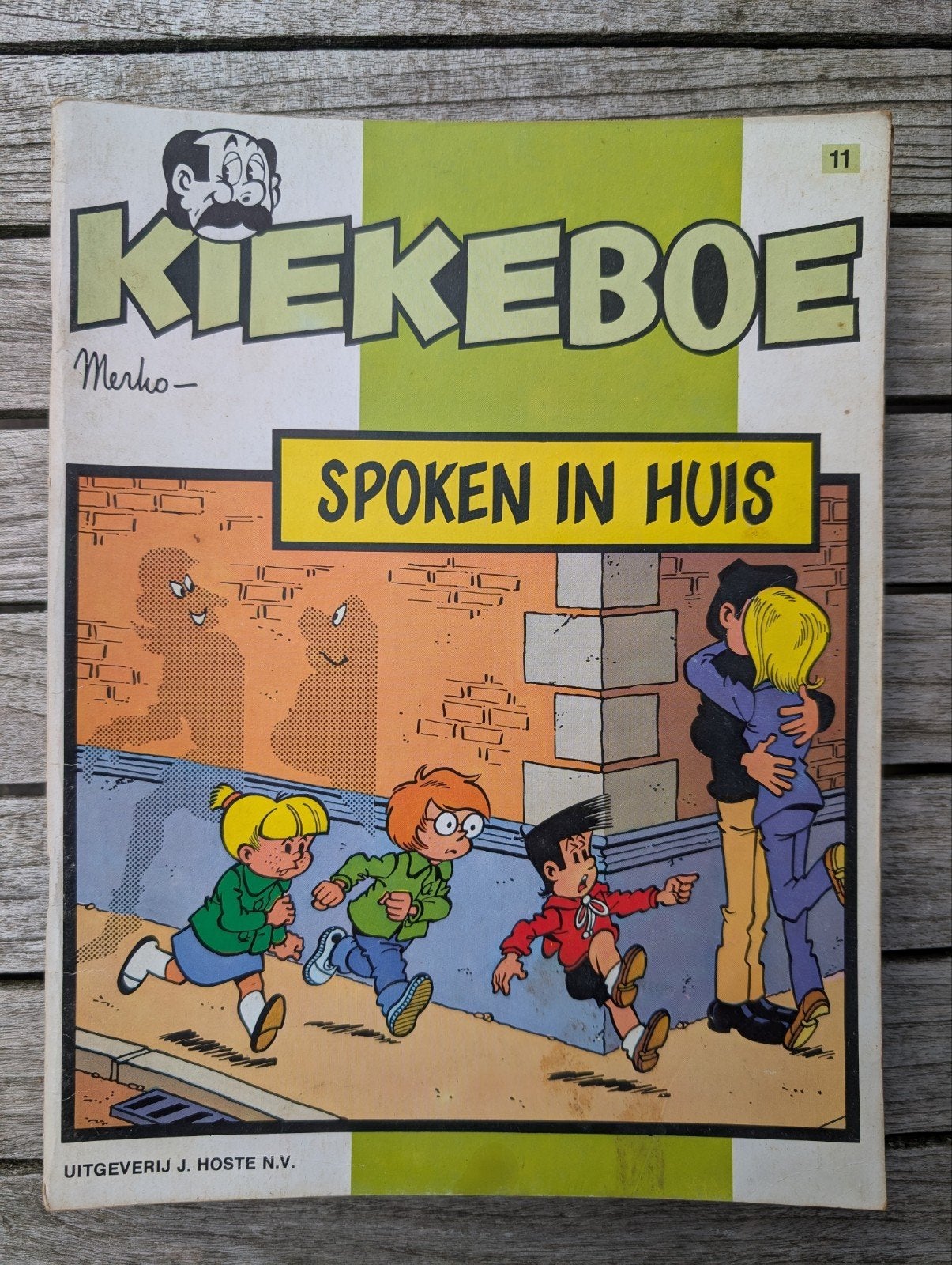 Lot van 6 vroege Kiekeboe strips (1e drukken - Hoste), Gelezen, Merho - kiekeboe, Eén stripboek, Ophalen of Verzenden