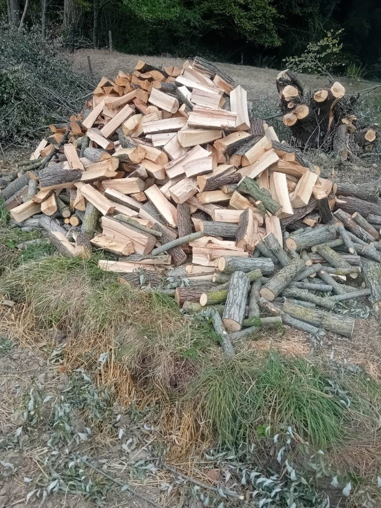 Bois de chauffage, Envoi, Chêne, Bûches