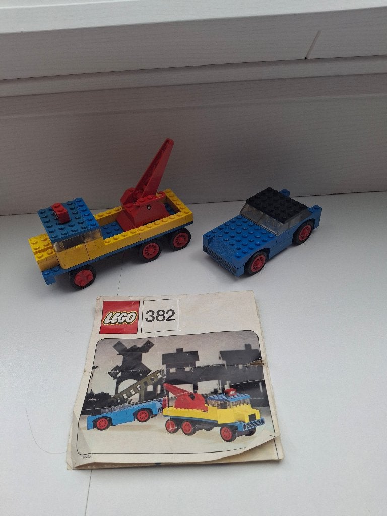 Lego 382 ( 382-1 ) Breakdown Truck and Car 1973, Ophalen of Verzenden, Meerdere sets, Lego, LEGOLAND