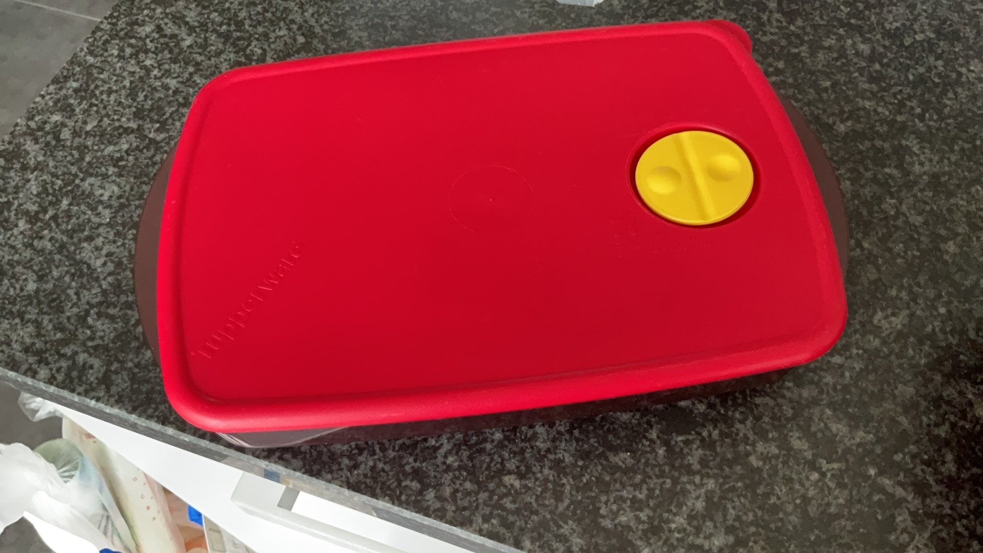 Microgolf schaal Tupperware, Ophalen of Verzenden, Zo goed als nieuw, Schaal
