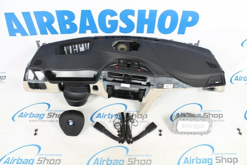 Airbag set - Dashboard wit leder head up BMW 4 serie F32 F33