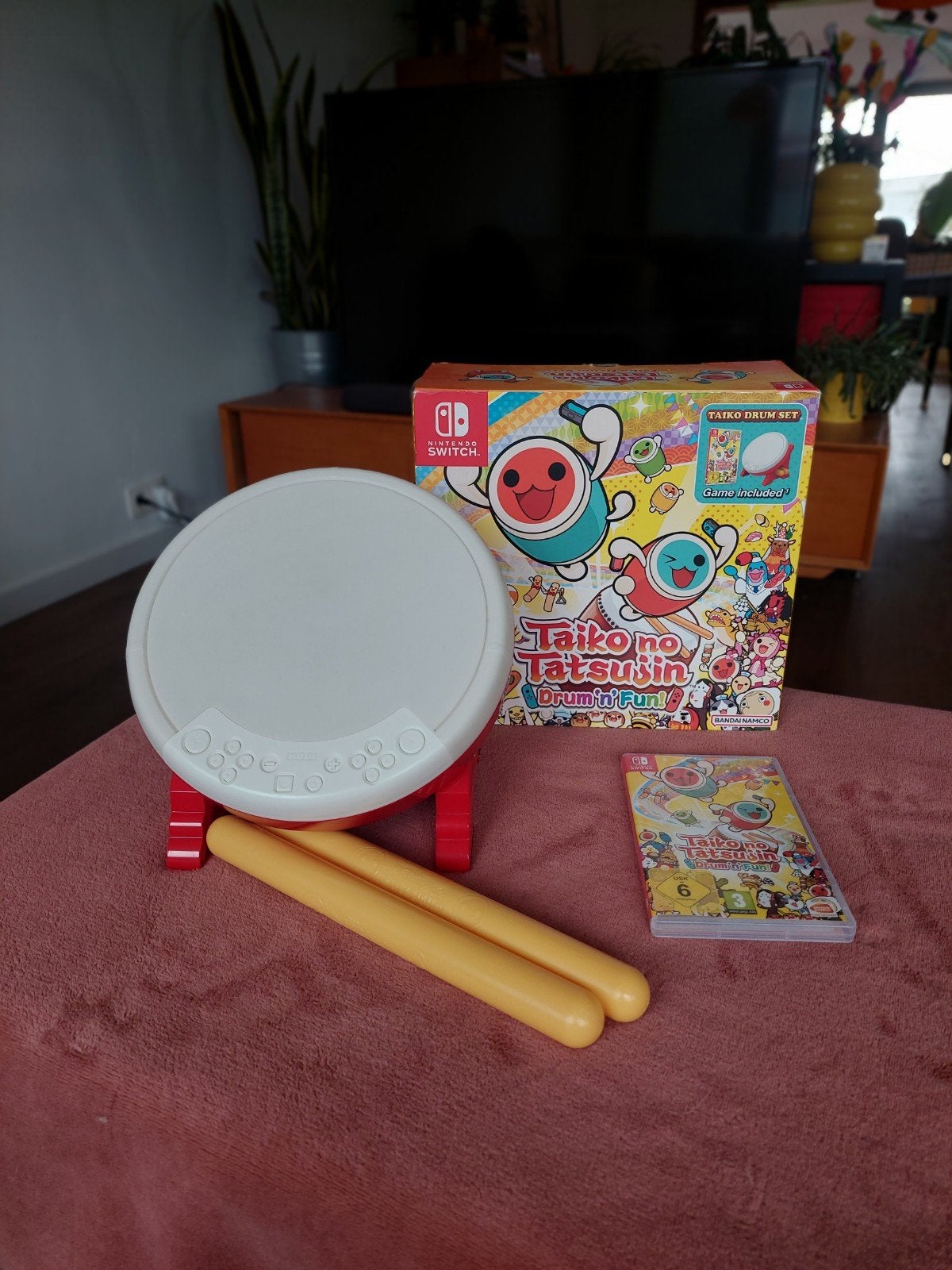 Taiko no Tatsujin: Drum ‘n’ Fun! Bundle, Ophalen, Muziek, Zo goed als nieuw, 3 spelers of meer