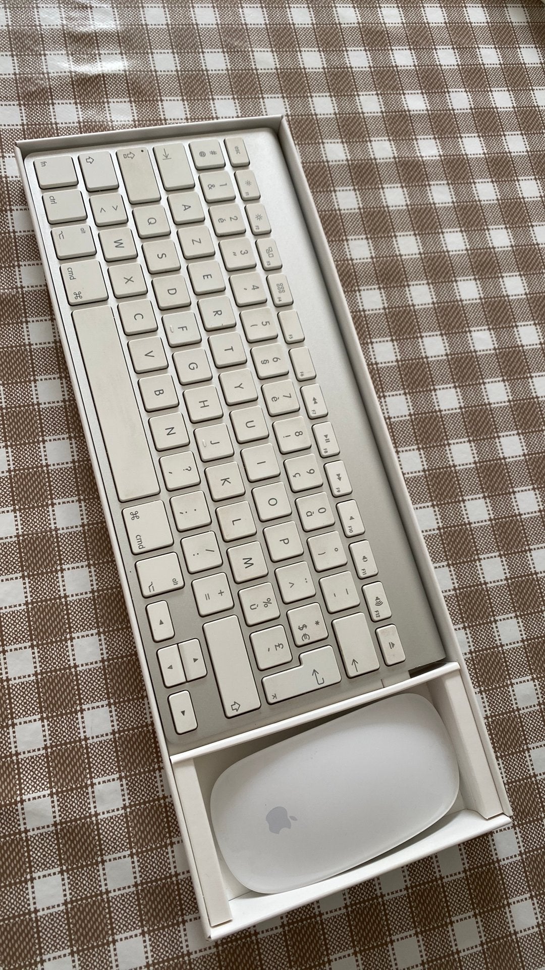 Set Magic Keyboard en Magic Mouse AZERTY, Ophalen of Verzenden, Azerty, Zo goed als nieuw, Draadloos