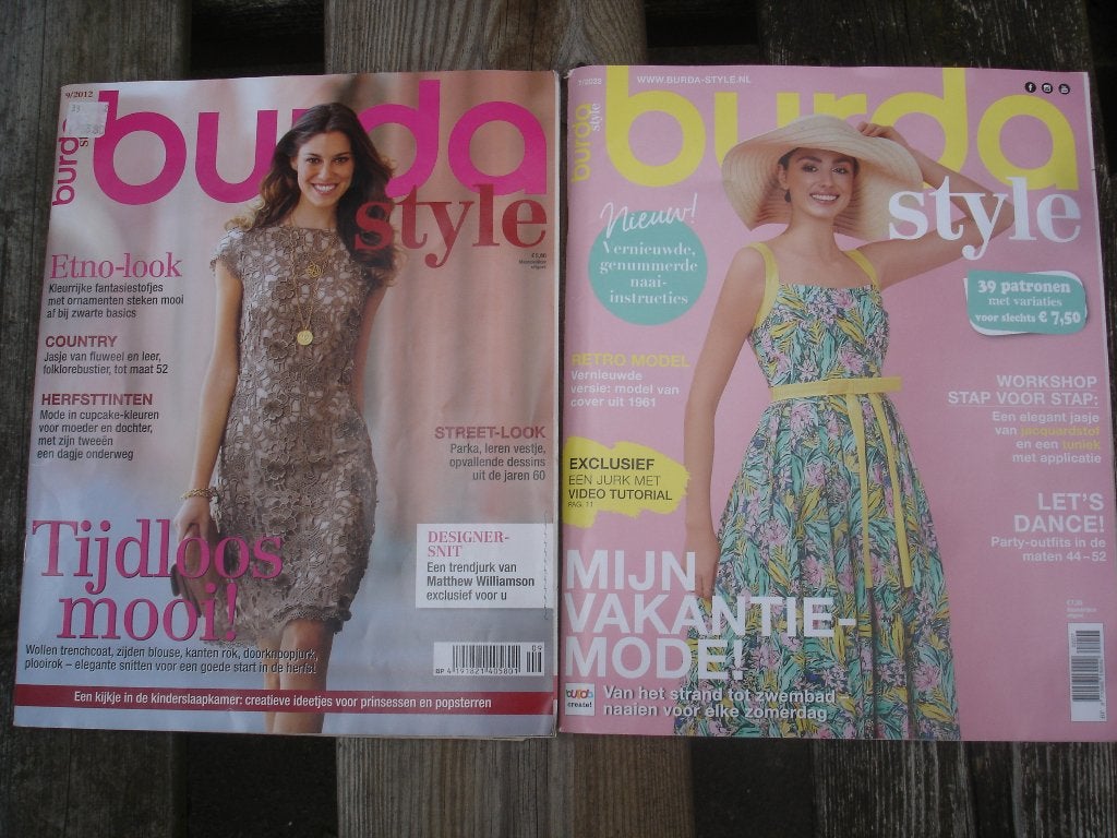 2 x mode blad Burda style, Hobby & Loisirs créatifs, Autres types, Enlèvement, Femme, Burda