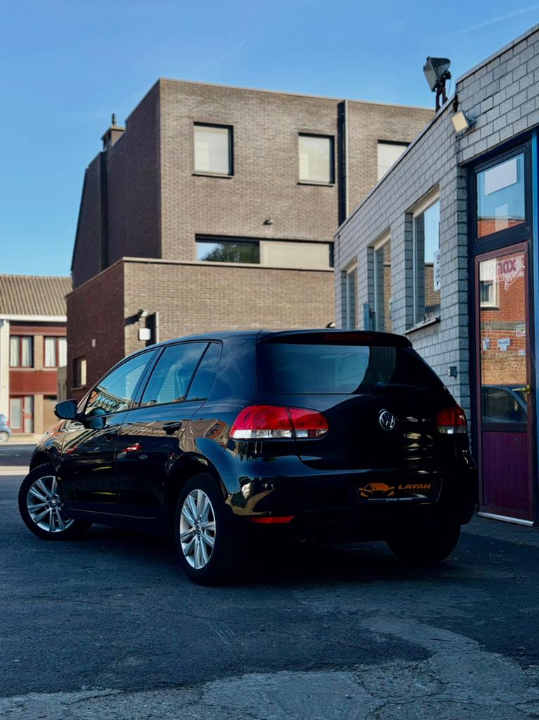 Volkswagen Golf 6 - 1.2 TSI Turbo, Voorwielaandrijving, 4 cilinders, Leder en Stof, Zwart