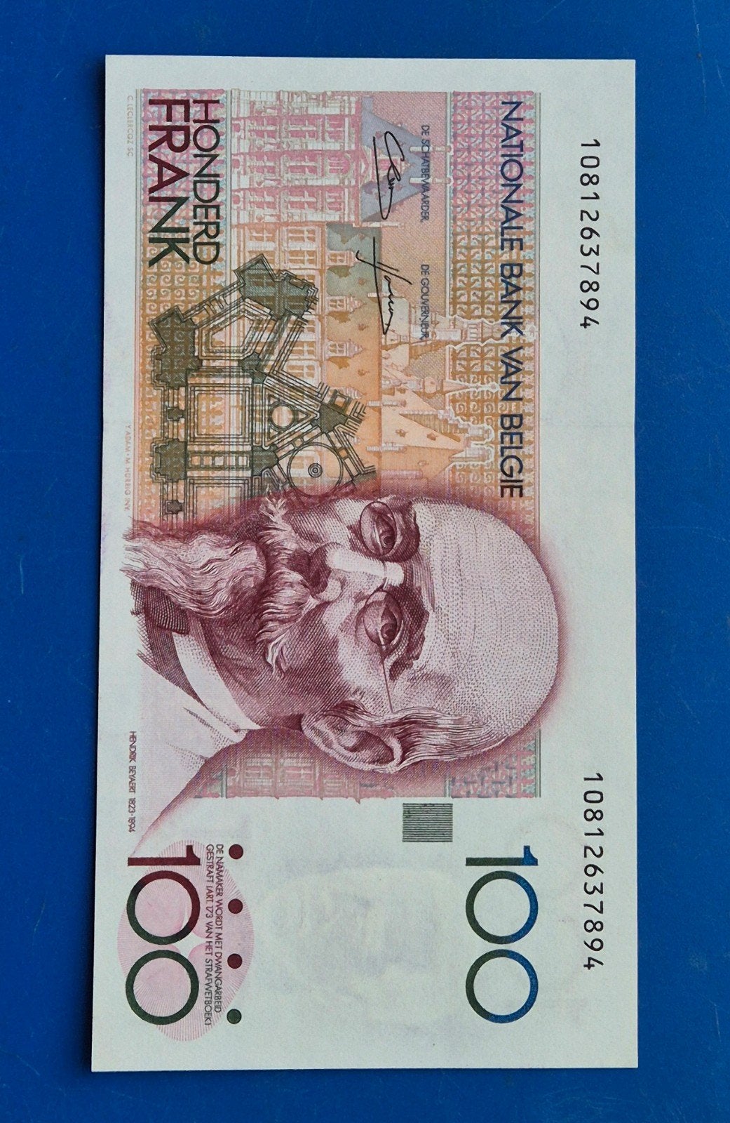 België  100 Francs  Beyaert  FDC, Postzegels en Munten, Bankbiljetten | België, Ophalen of Verzenden, Los biljet