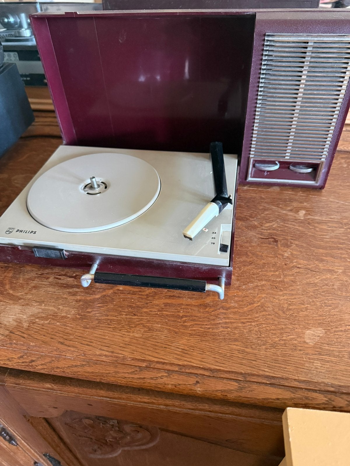 Tourne-disque Philips, Enlèvement ou Envoi, Utilisé, Tourne-disque, Philips