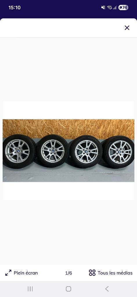 Velg voor de winterband van BMW, Ophalen, Gebruikt, Banden en Velgen, 17 inch