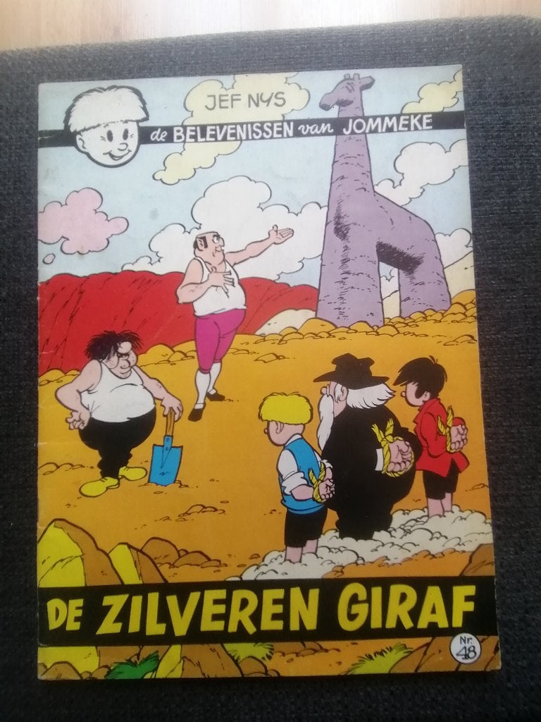 Jommeke album nr.48: De zilveren giraf (aantal: 3), Boeken, Jef Nys., Meerdere stripboeken, Ophalen, Gelezen