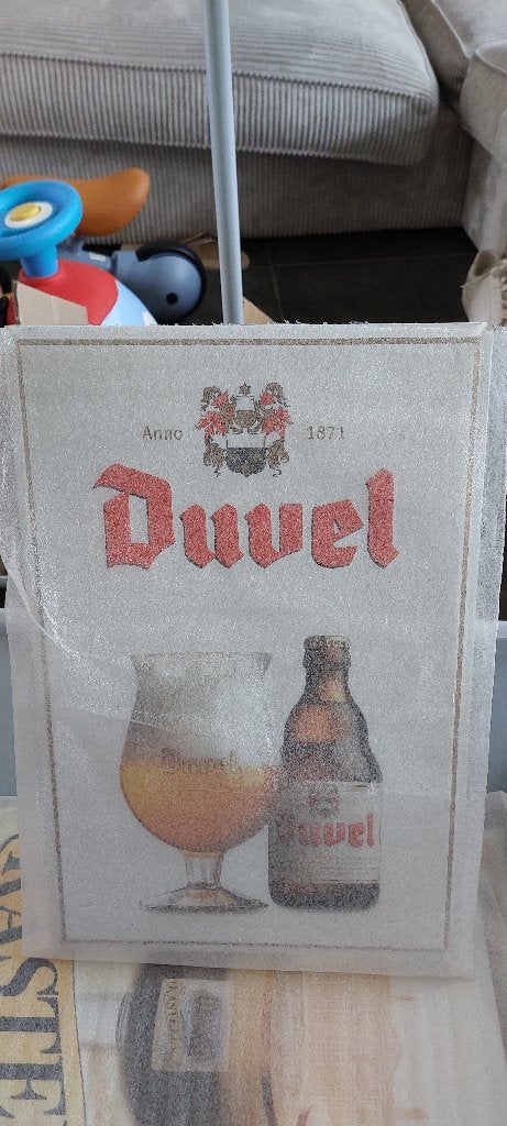 bier reclameborden, Ophalen