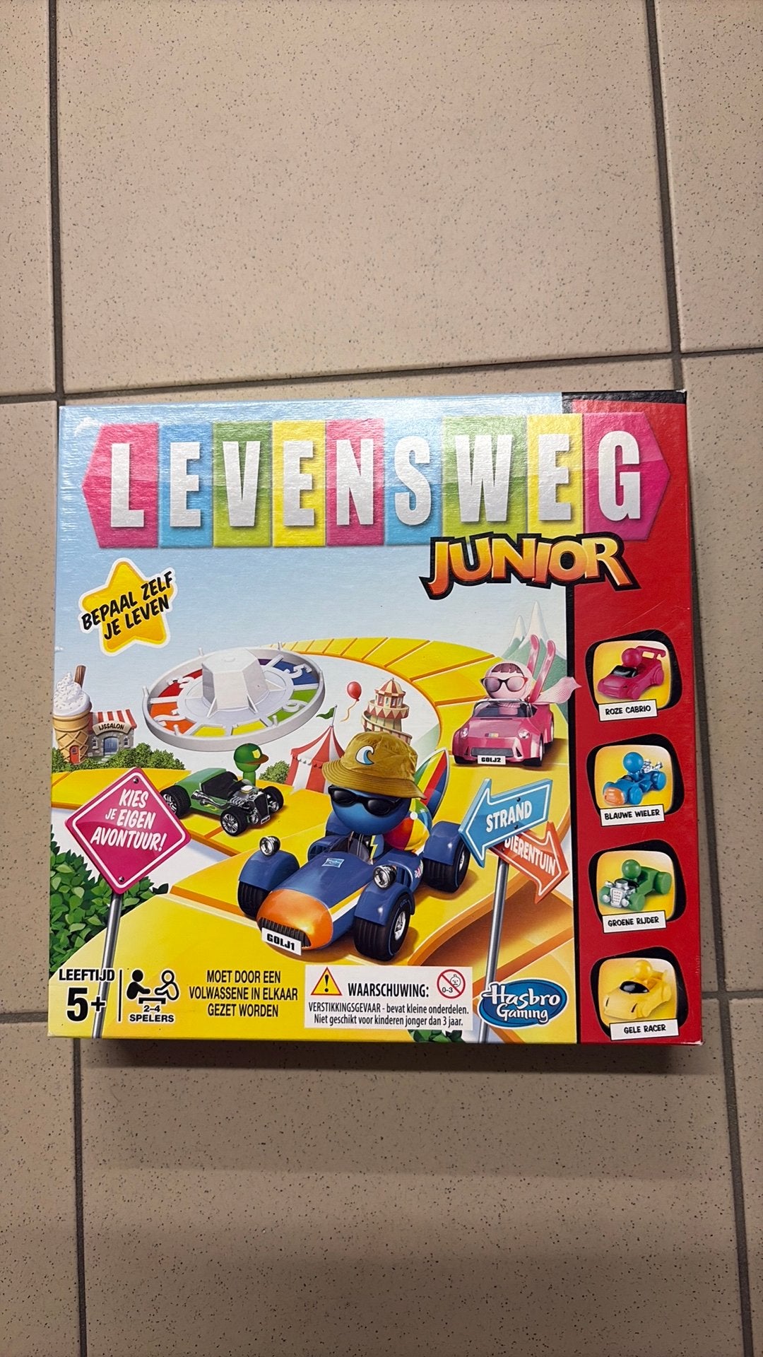 Levensweg Junior Bordspel (Hasbro Gaming), Hobby en Vrije tijd, Ophalen of Verzenden, Zo goed als nieuw