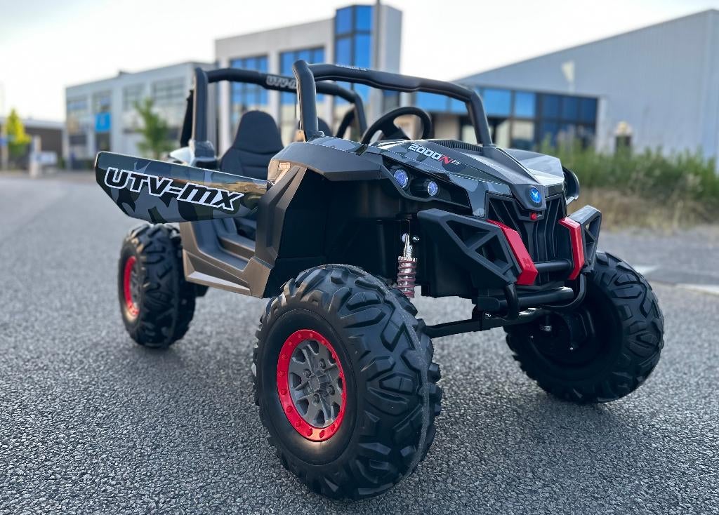 Beach Buggy eXtreme 24v zwart camouflage Bluetooth MP4 RC, Enlèvement ou Envoi, Neuf