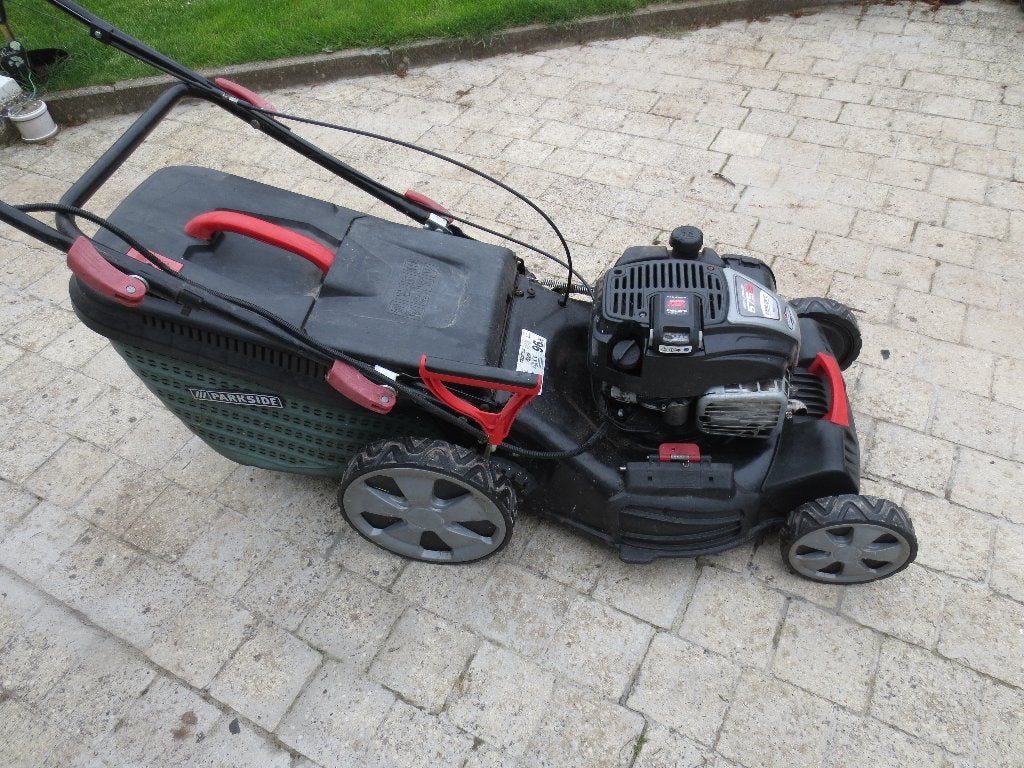 tondeuse autotractée avec démarreur, Brigg's & stratton, Tondeuse rotative, Tondeuses à gazon à essence, 40 à 49 cm