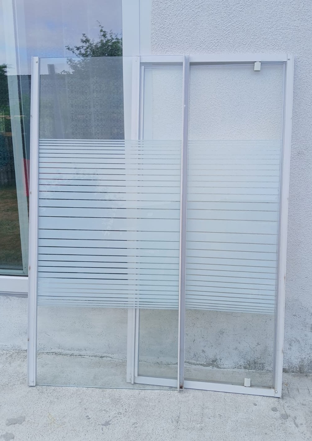 DOUCHEDEUR €150, Doe-het-zelf en Bouw, Sanitair, Ophalen, Gebruikt, Douche