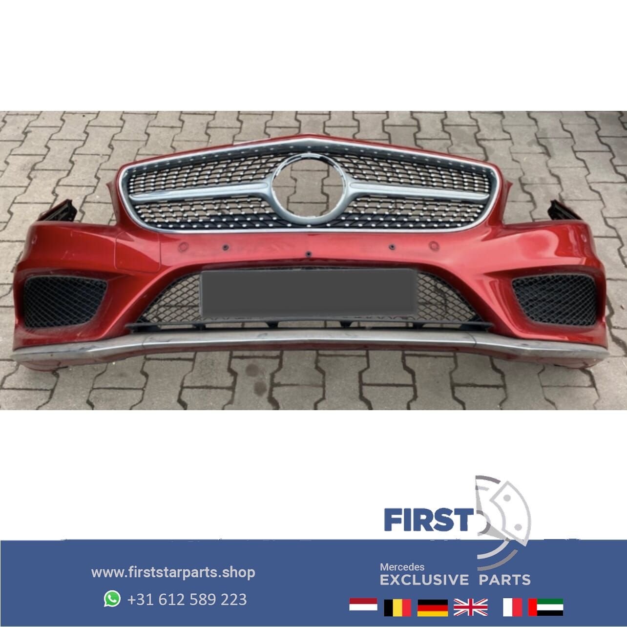 W218 BUMPER FACELIFT CLS AMG VOORBUMPER COMPLEET + DIAMOND G, Autos : Pièces & Accessoires, Utilisé, -, Avant, -