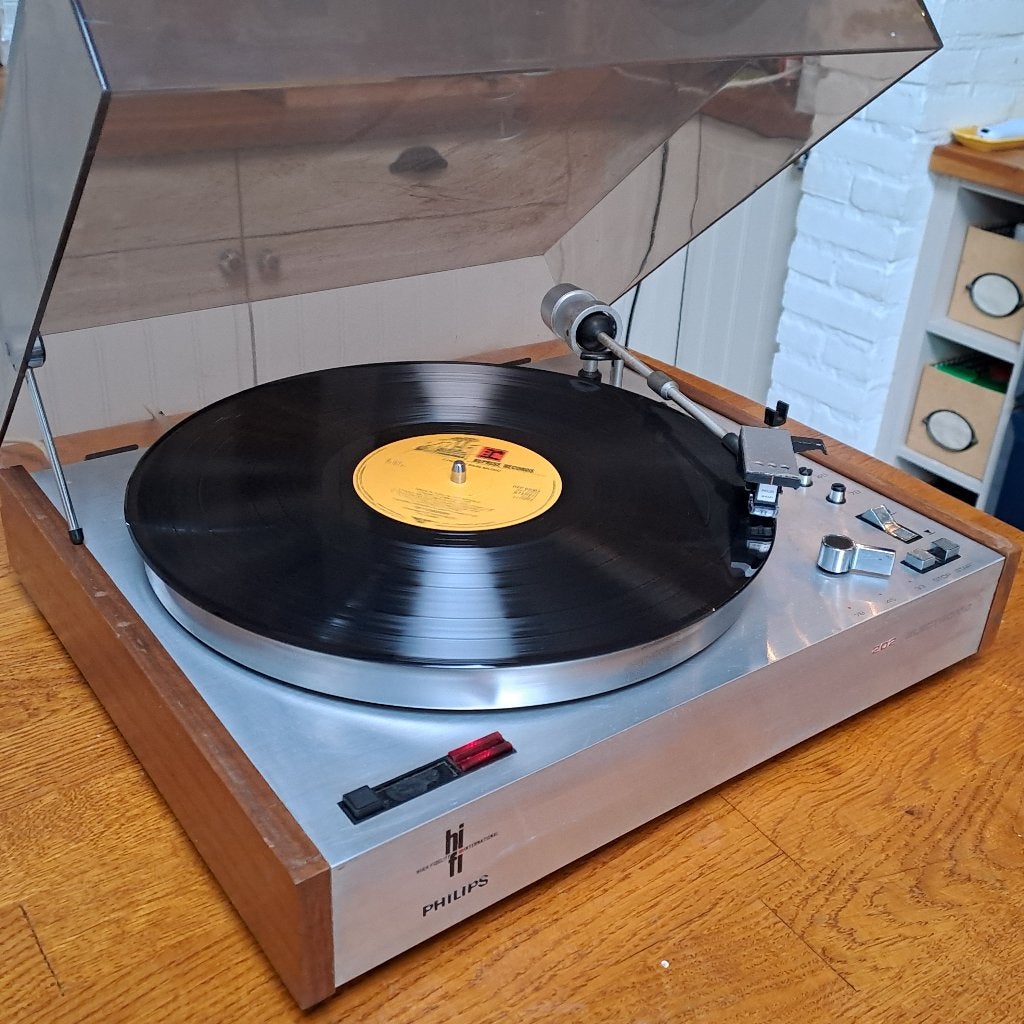 Philips GA202 platenspeler heel mooi, en gereviseerd, Philips, Automatisch, Ophalen of Verzenden, Zo goed als nieuw