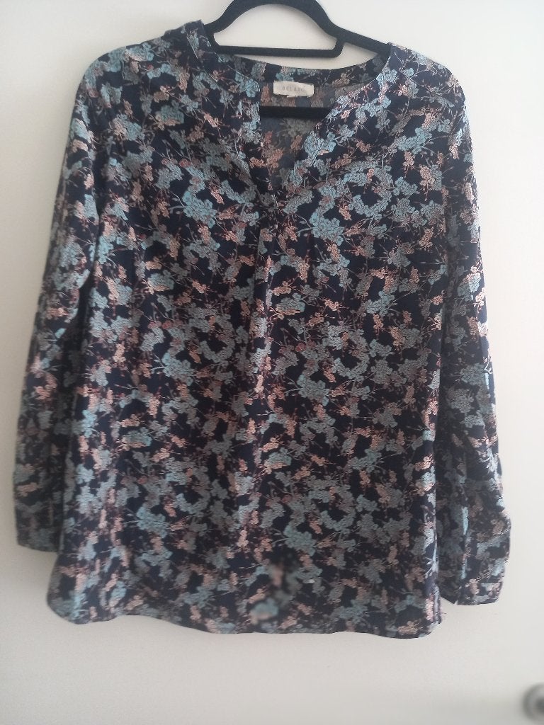 Blouse maat 42 bel en bo, Kleding | Dames, Blouses en Tunieken, Maat 42/44 (L), Ophalen of Verzenden, Zo goed als nieuw, Blauw