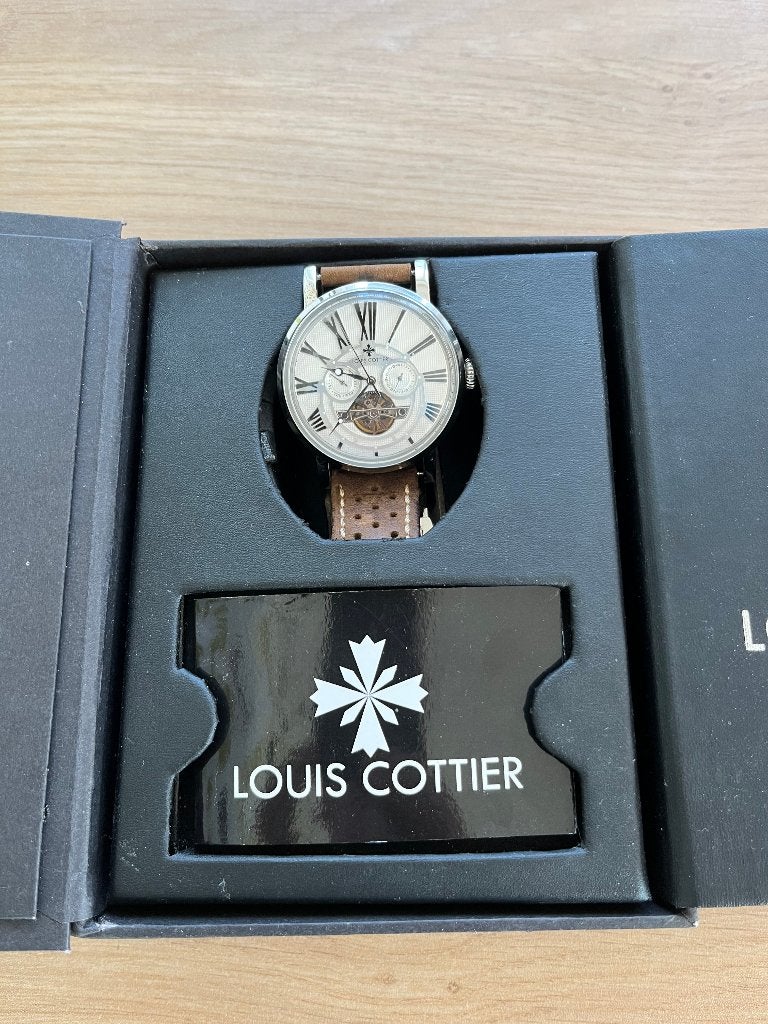 Montre Louis Cottier, Montre-bracelet, Autres marques, Enlèvement ou Envoi, Cuir