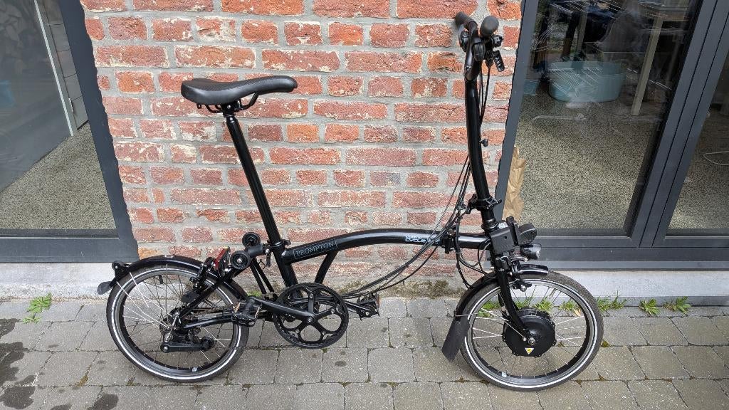 Vélo électrique pliable Brompton noir, Vitesses, Brompton, Enlèvement, Utilisé