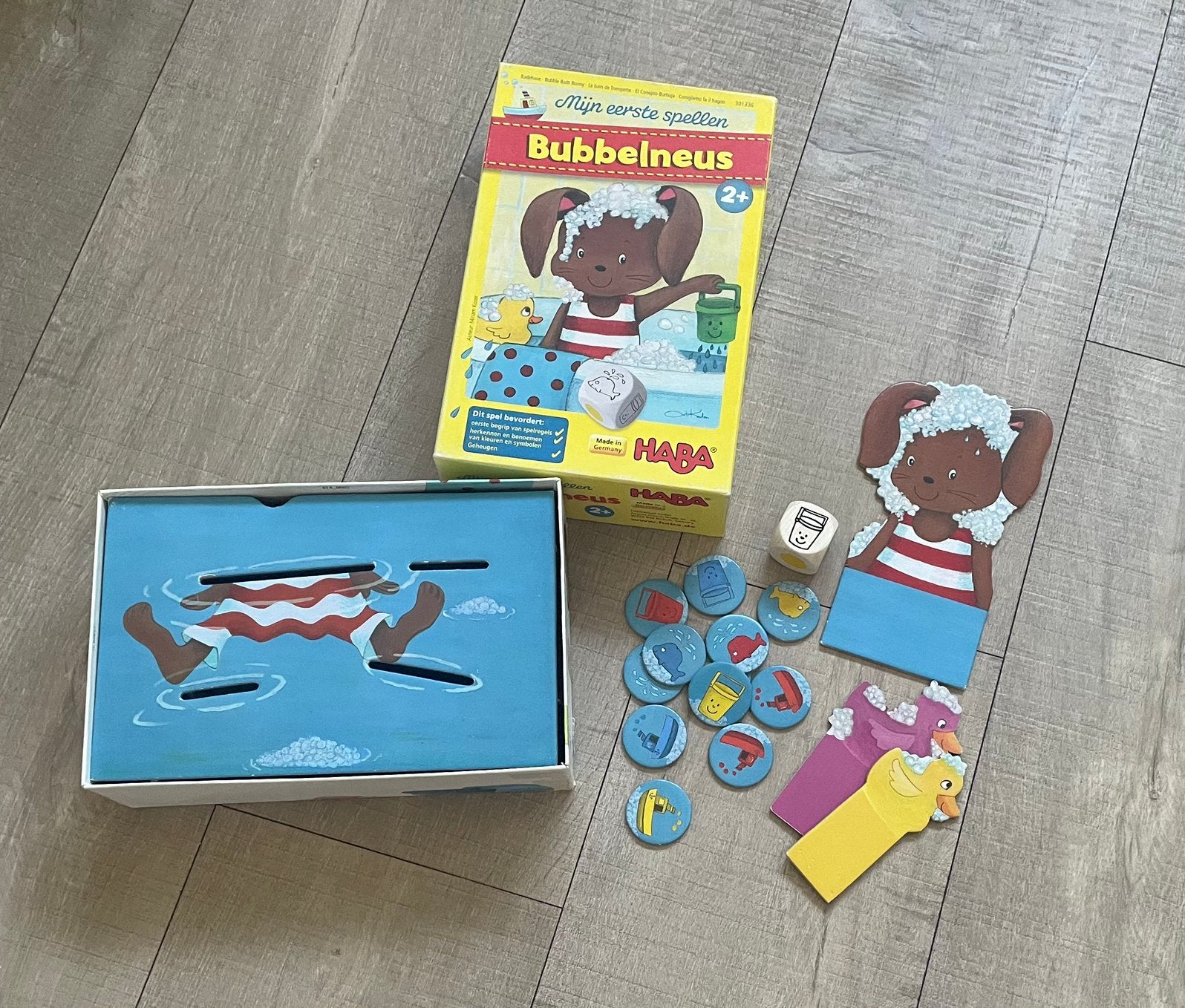 Haba - mijn eerste spellen - bubbelneus, Enlèvement, Comme neuf, Garçon ou Fille