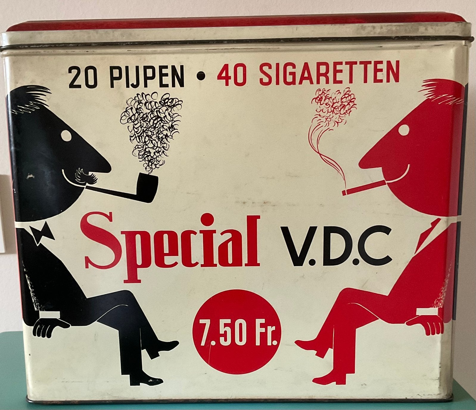 Ancienne boîte V.D.C.Deinze/tabac, Collections, Enlèvement ou Envoi, Comme neuf, Ustensile