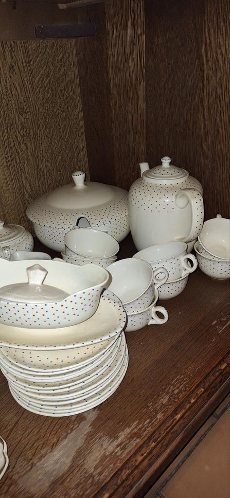 Vintage koffieservies (8 stuks) belgische fabrikant, Ophalen