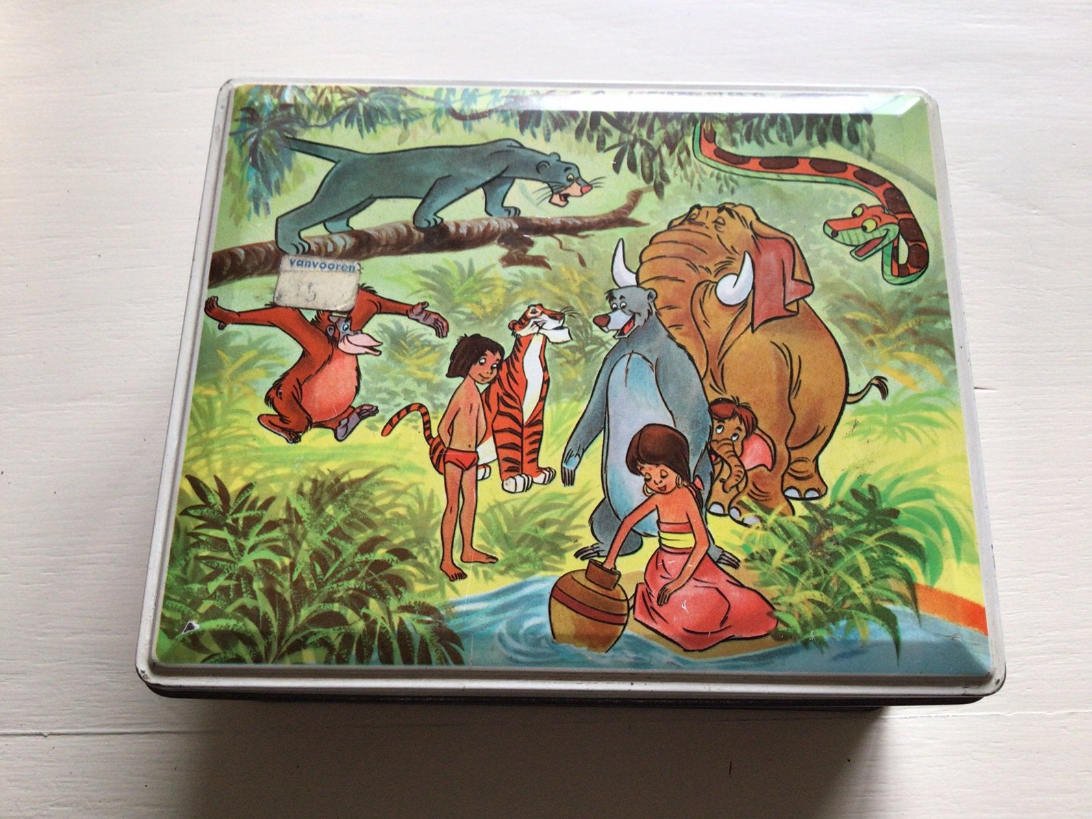 Koffie Rombouts, jungle boek, Verzamelen, Blikken, Ophalen of Verzenden, Zo goed als nieuw, Koffie