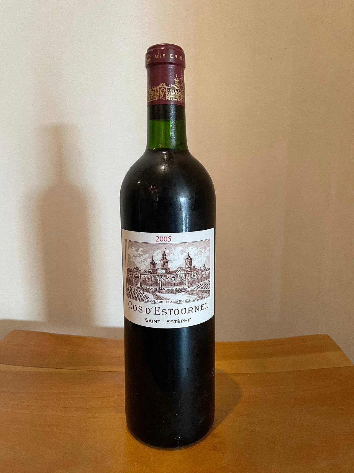 Cos d'Estournel 2005 75cl, Ophalen of Verzenden, Zo goed als nieuw