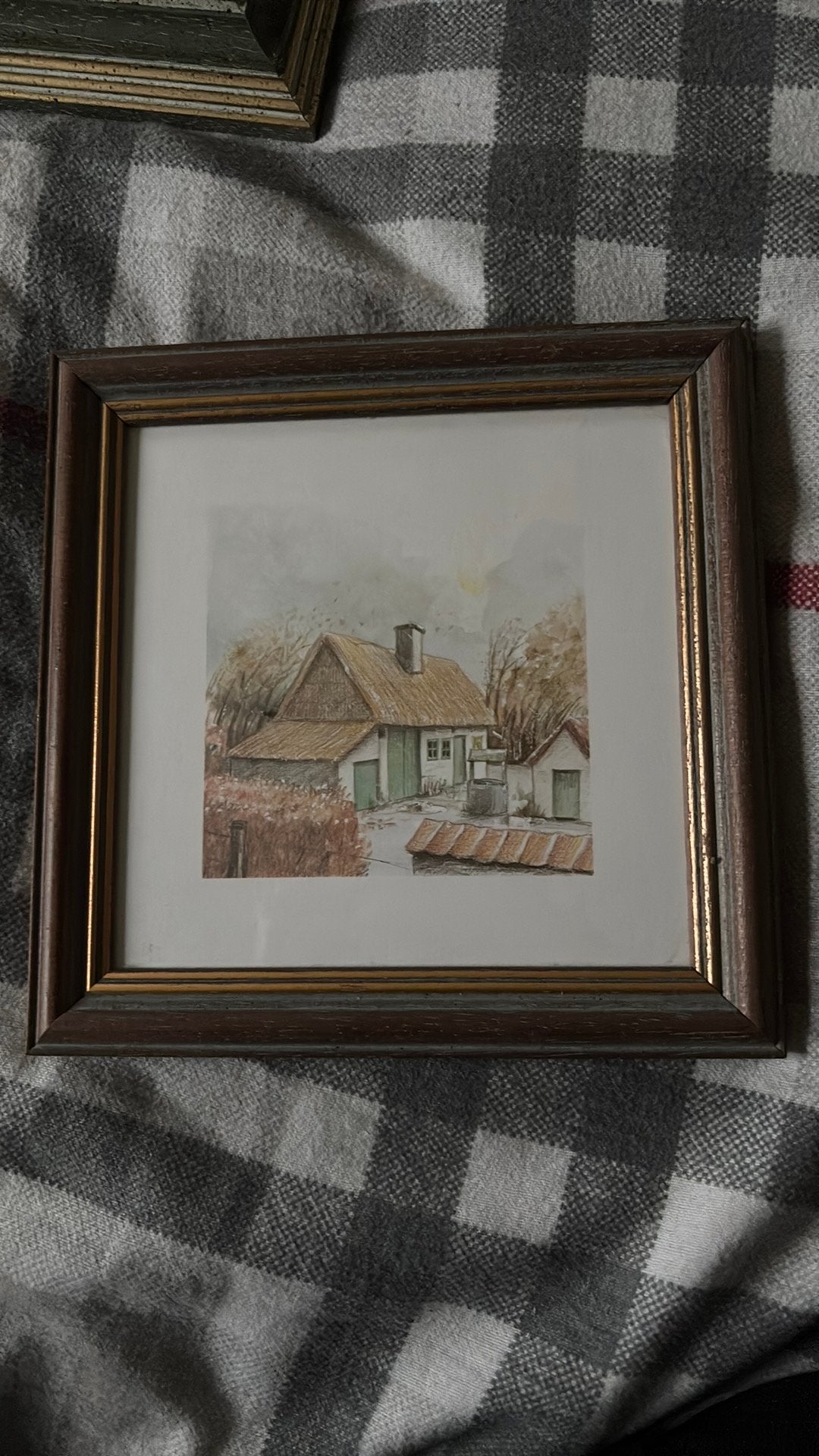 Kleine schilderij, Antiek en Kunst, Ophalen, Schilderij, Handgemaakt
