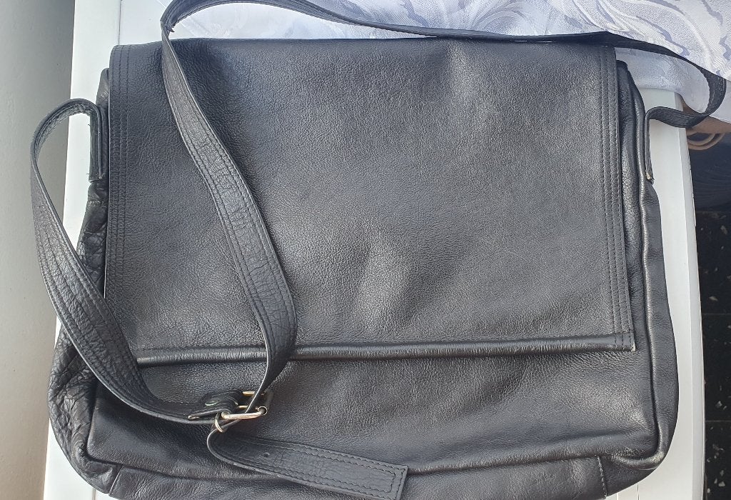 Sacs à bandoulière cuir, Enlèvement ou Envoi, Noir, Cuir