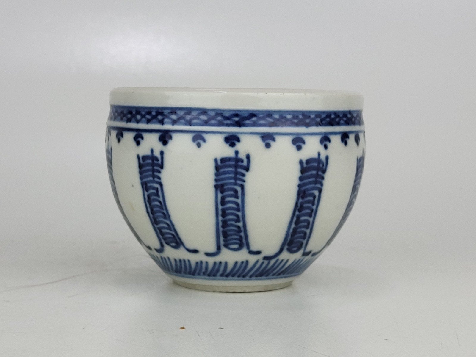 Pot à eau chinois Qing bleu et blanc, Enlèvement ou Envoi