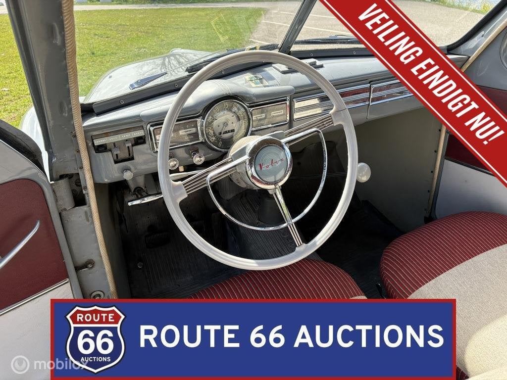 Volvo PV444 | 1955 | Route 66 Auctions, Auto's, Zwart, Bedrijf, Handgeschakeld, Overige carrosserie