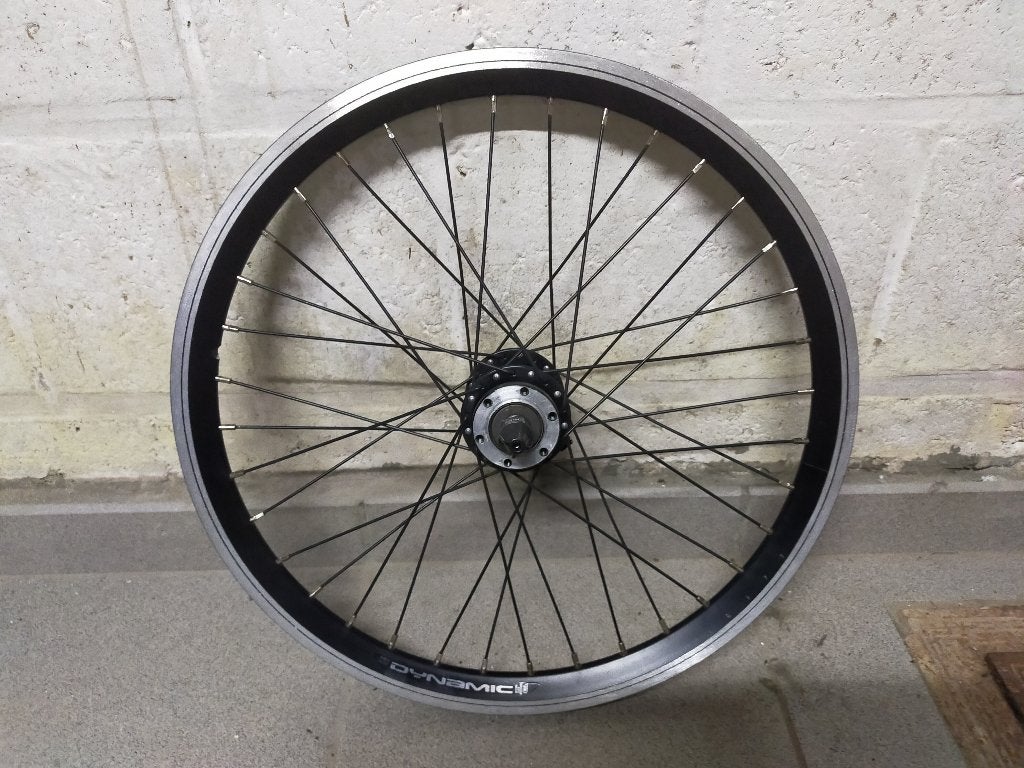 Roue vélo avant 20 pouces, Vélos & Vélomoteurs, Enlèvement, Comme neuf, Roue, Aluminium