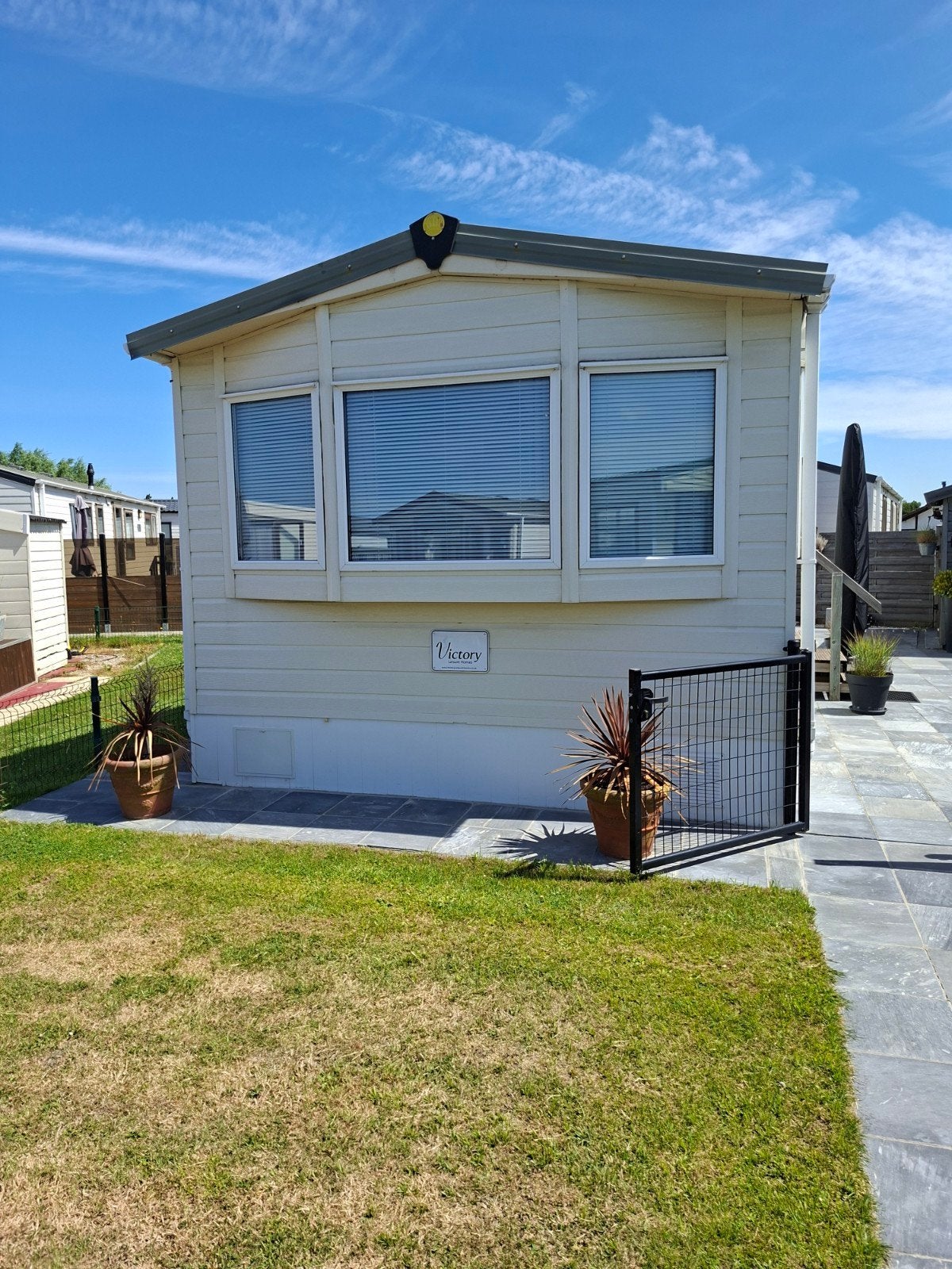 Instapklare chalet Sunpark Wenduine 12 x3,5 x 2 slk., Caravans en Kamperen, Stacaravans, Ophalen
