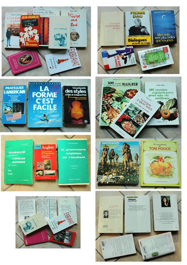 22 livres, Romans/Guides pratiques/Scolaires/Enfants, Enlèvement ou Envoi, Comme neuf, Divers auteurs