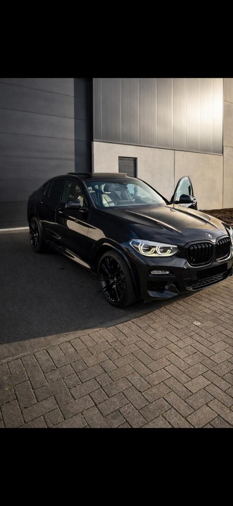 BMW X4 xDrive30i M Sport – Full Option – Topstaat, Auto's, 1998 cc, 4 cilinders, Zwart, Leder