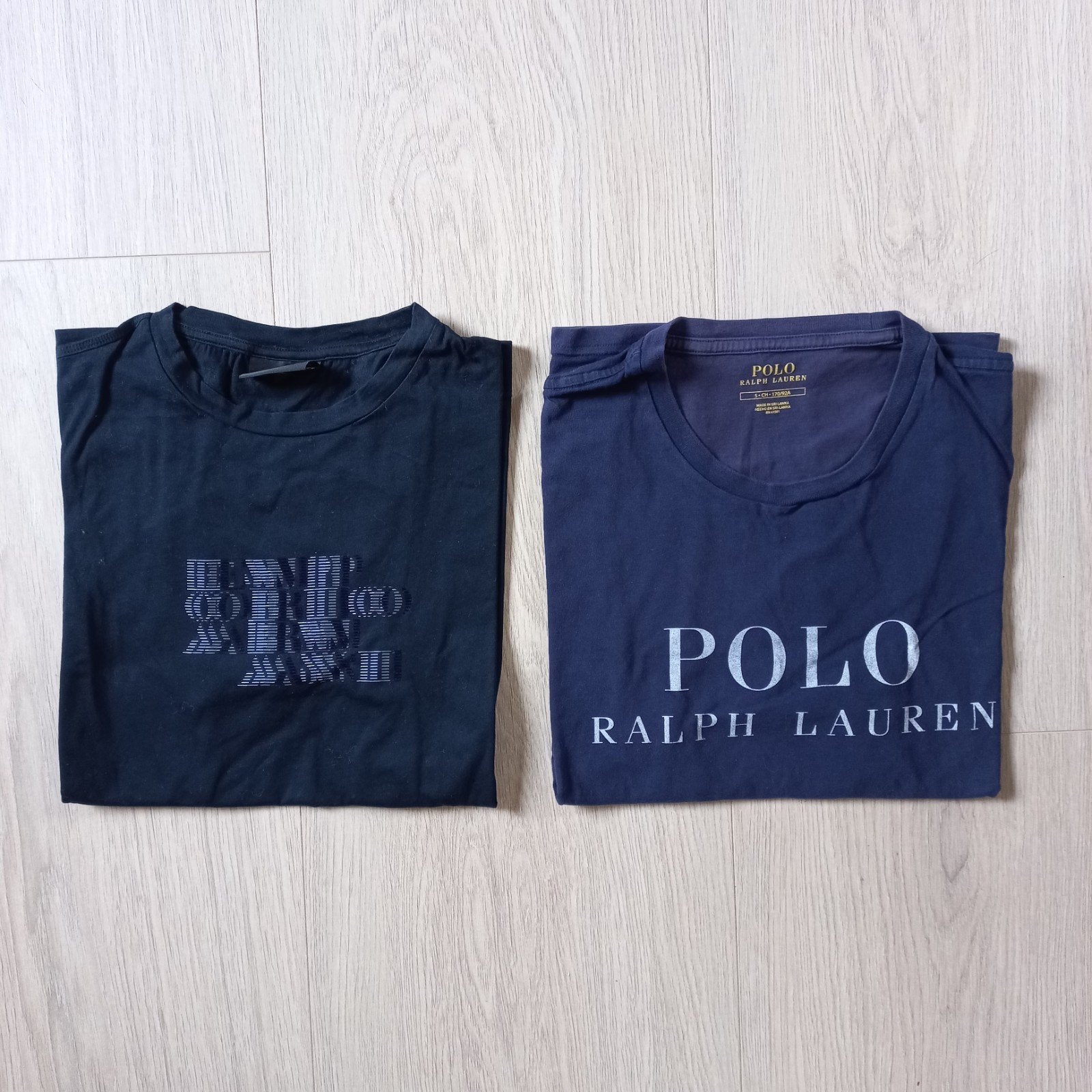 Lot de 2 chemises de créateurs taille S. Ralph Lauren & Arma, Comme neuf, Polo Ralph Lauren, Multicolore, Taille 46 (S) ou plus petite