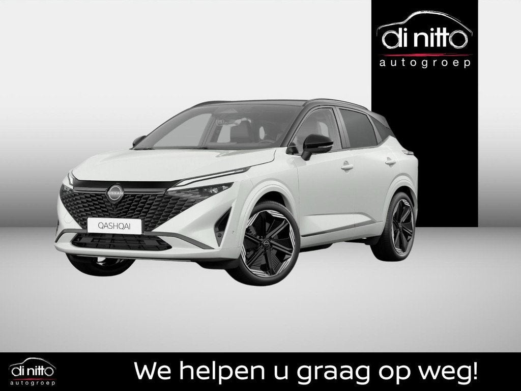 Nissan Qashqai e-POWER N-Design, Auto's, Stof, 2 kWh, Wit, Bedrijf