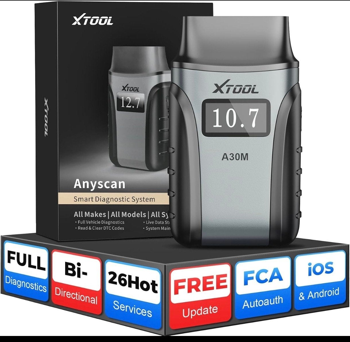 XTOOL Anyscan A30M – professionele OBD2 diagnose, Enlèvement