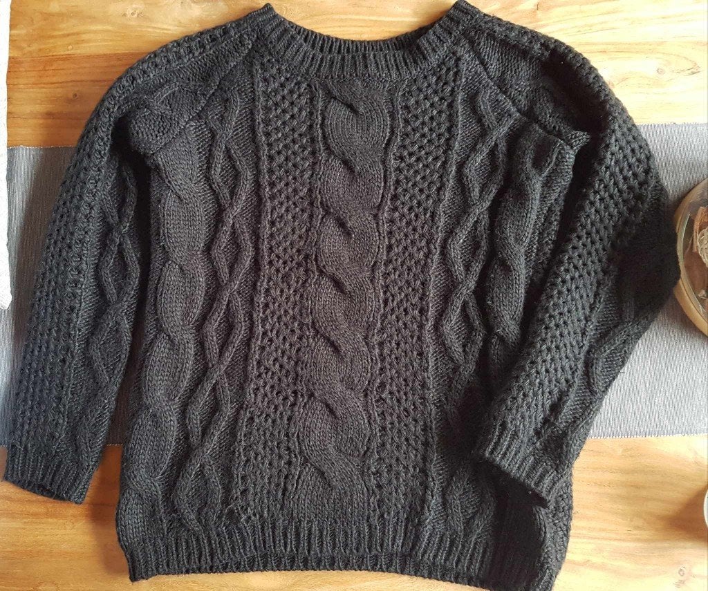 Gros pull hiver noir taille S, Ophalen of Verzenden, Gedragen, Maat 36 (S), Zwart