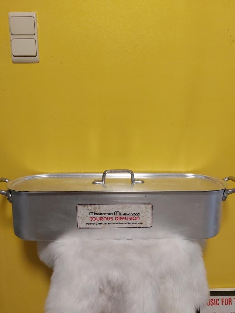 Vintage vis pot tournus diffusion, Huis en Inrichting, Keuken | Potten en Pannen, Aluminium, Ophalen