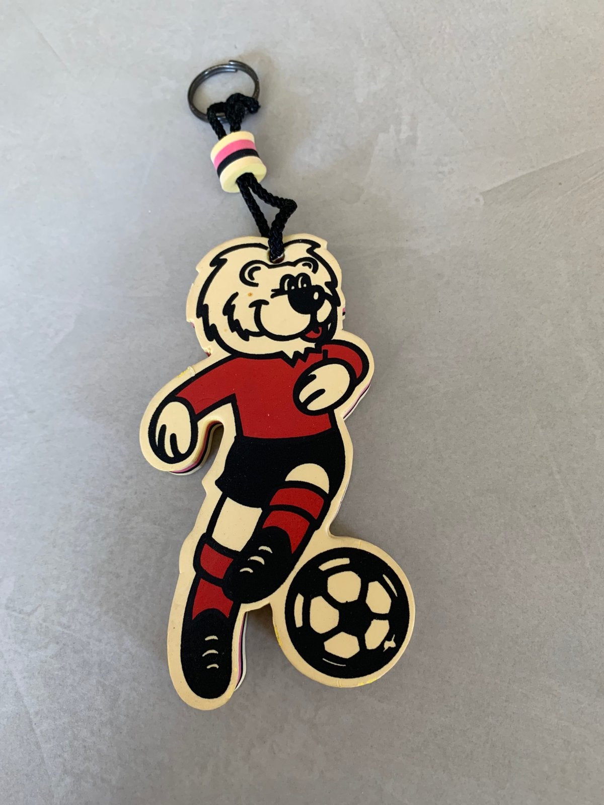 Mascotte de diables rouges avec porte-clés vintage Diabolix, Collections, Articles de Sport & Football, Comme neuf, Enlèvement ou Envoi